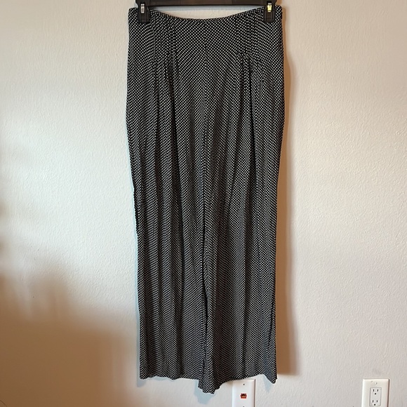 Anthropologie Maeve Cabo wide leg polka dot pants - Picture 7 of 8